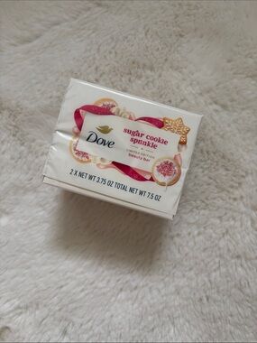 Dove Sugar Cookie Sprinkle Limited Edition Beauty Bar - White & Pink- 2 pack